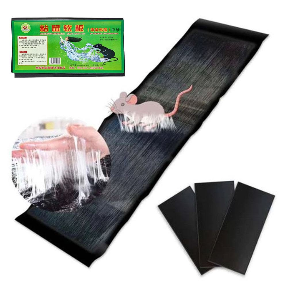 🐭 Tapis Piège Adhésif  Anti-Rongeurs Ultra-Fort