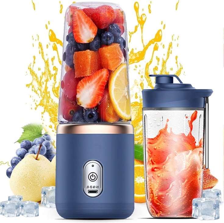 🍹 MIXEUR PORTABLE RECHARGEABLE USB 2 EN 1