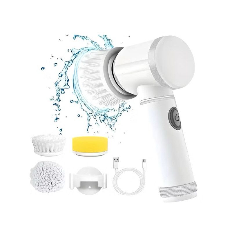 ✨🧼 BROSSE DE NETTOYAGE ÉLECTRIQUE MULTIFONCTION 4 EN 1 🧼✨