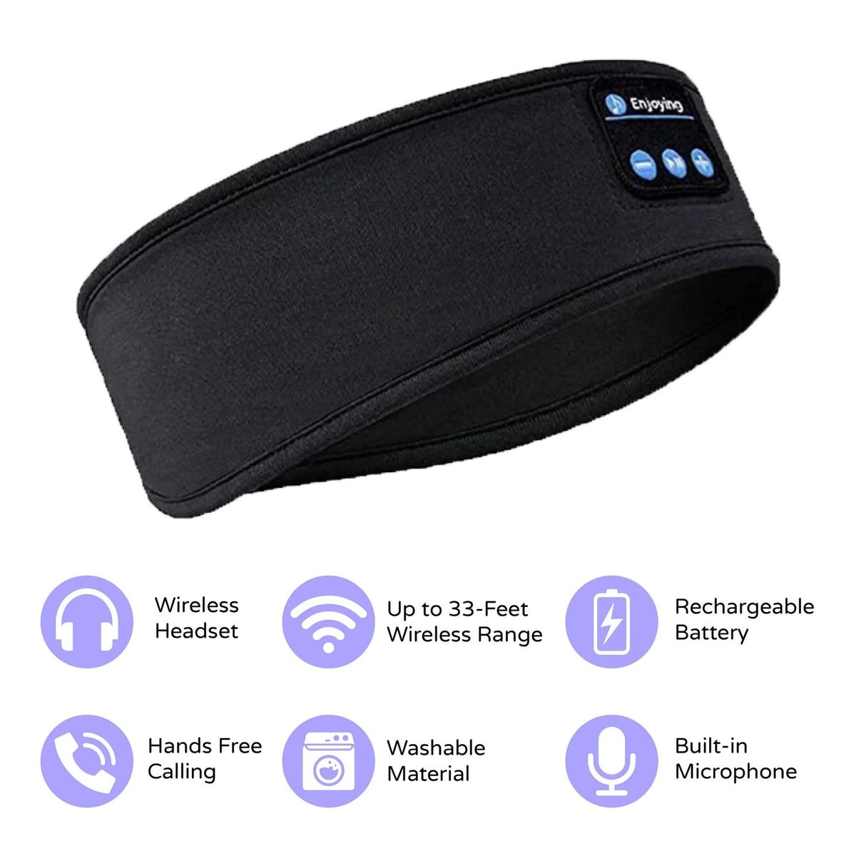 Bandeau Casque bluetooth Anti Bruit 5 EN 1