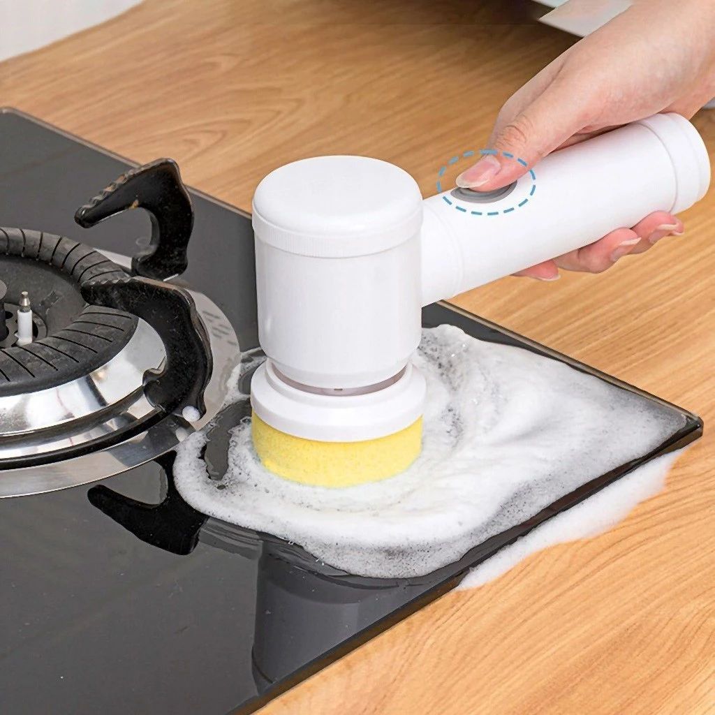 ✨🧼 BROSSE DE NETTOYAGE ÉLECTRIQUE MULTIFONCTION 4 EN 1 🧼✨