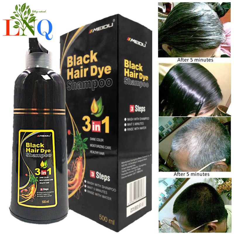 🖤 SHAMPOING COLORANT BLACK 4 EN 1 🖤