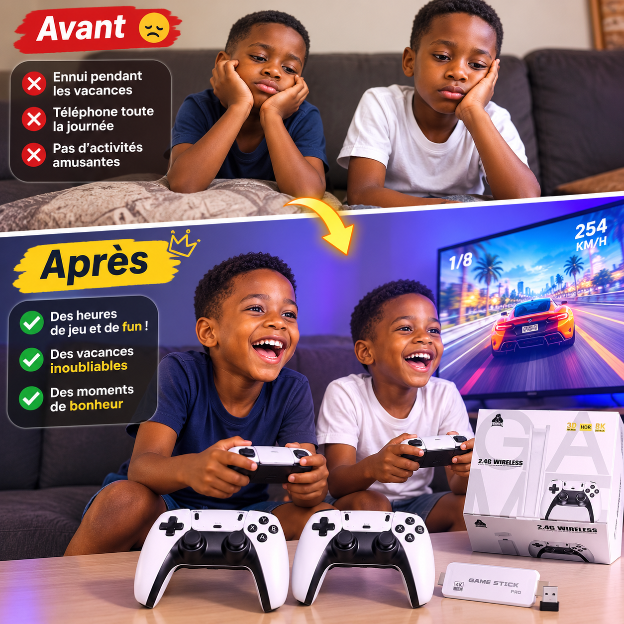 Console de jeux M15 - Plus de 20 000 jeux