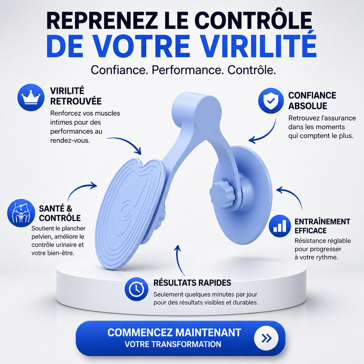 Titan Kegel – Renforcez votre plancher pelvien