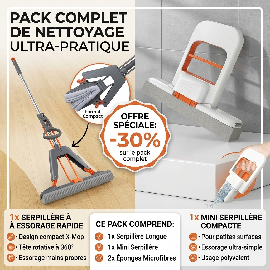 PACK DUO NETTOYAGE INTELLIGENT
