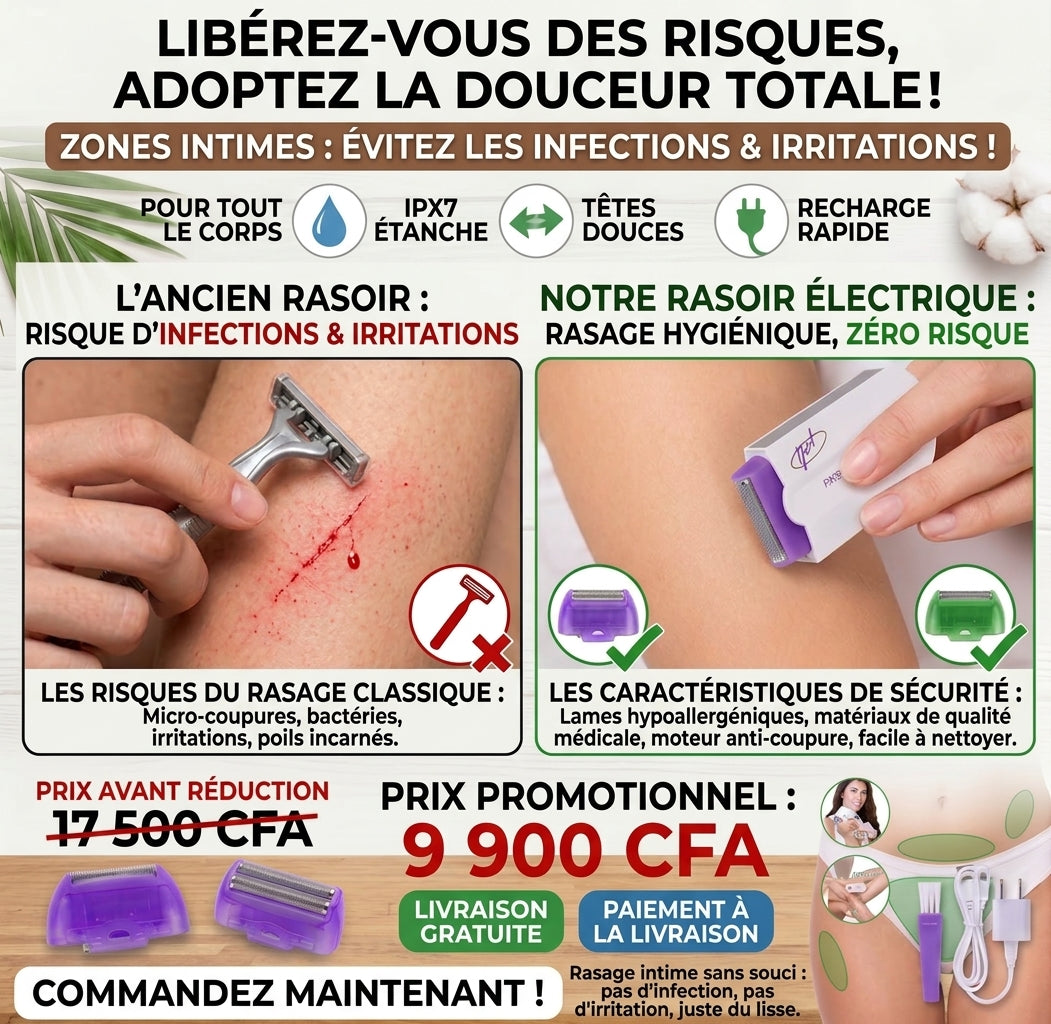 Rasoir Épilateur Sans Fil Finishing Touch – Fini les Coupures