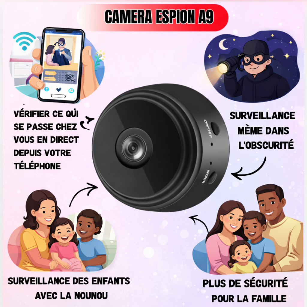 Camera espion A9
